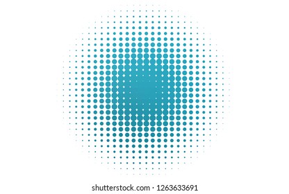 Light BLUE vector backdrop with dots. Abstract illustration with colored bubbles in nature style. Pattern for beautiful websites.