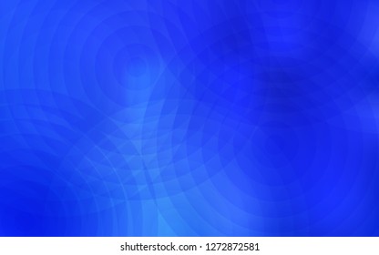 Light BLUE vector backdrop with dots. Abstract illustration with colored bubbles in nature style. Completely new template for your brand book.