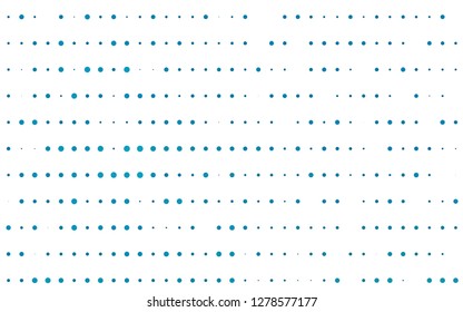 Light BLUE vector backdrop with dots. Blurred bubbles on abstract background with colorful gradient. Pattern for beautiful websites.