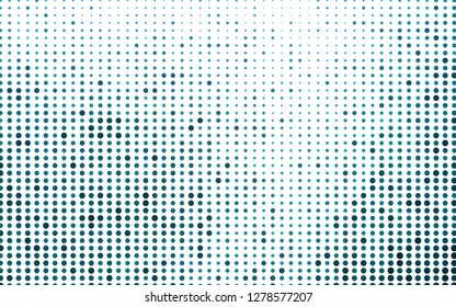 Light BLUE vector backdrop with dots. Blurred decorative design in abstract style with bubbles. Design for posters, banners.