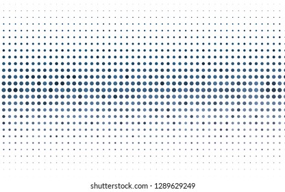 Light BLUE vector backdrop with dots. Blurred bubbles on abstract background with colorful gradient. Design for business adverts.