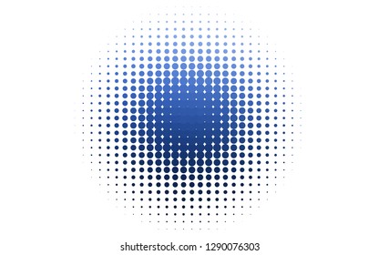Light BLUE vector backdrop with dots. Modern abstract illustration with colorful water drops. Design for business adverts.