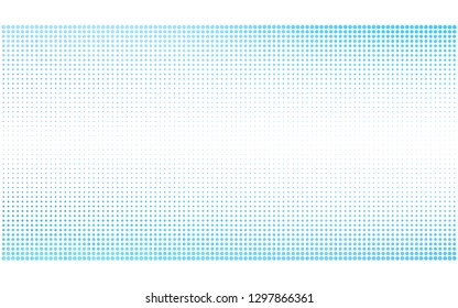 Light BLUE vector  backdrop with dots. Abstract illustration with colored bubbles in nature style. Pattern for futuristic ad, booklets.