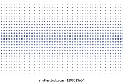 Light BLUE vector backdrop with dots. Blurred decorative design in abstract style with bubbles. Pattern for ads, booklets.