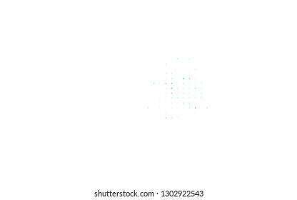 Light BLUE vector backdrop with dots. Blurred bubbles on abstract background with colorful gradient. Template for your brand book.