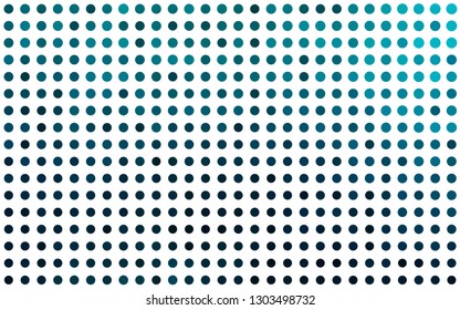 Light BLUE vector backdrop with dots. Glitter abstract illustration with blurred drops of rain. Pattern of water, rain drops.