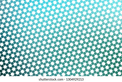 Light BLUE vector backdrop with dots. Blurred decorative design in abstract style with bubbles. Pattern for ads, leaflets.