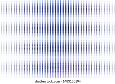 Light BLUE vector backdrop with dots. Glitter abstract illustration with blurred drops of rain. Pattern for futuristic ad, booklets.