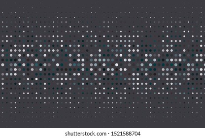 Light BLUE vector backdrop with dots. Glitter abstract illustration with blurred drops of rain. Pattern of water, rain drops.