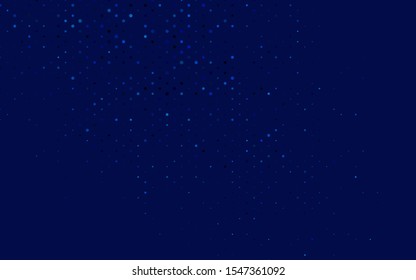 Light BLUE vector backdrop with dots. Beautiful colored illustration with blurred circles in nature style. Design for business adverts.