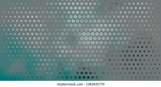Light BLUE vector backdrop with dots. Colorful illustration with gradient dots in nature style. Design for posters, banners.
