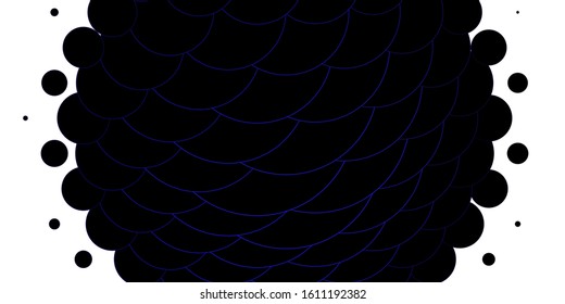 Light BLUE vector backdrop with dots. Abstract illustration with colorful spots in nature style. Pattern for business ads.