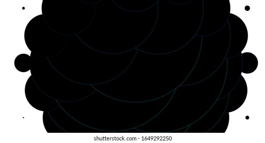 Light BLUE vector backdrop with dots. Colorful illustration with gradient dots in nature style. Design for posters, banners.