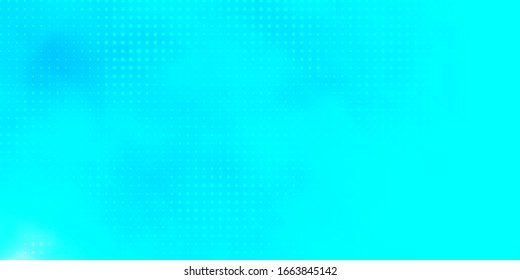 Light BLUE vector backdrop with dots. Modern abstract illustration with colorful circle shapes. Pattern for websites.