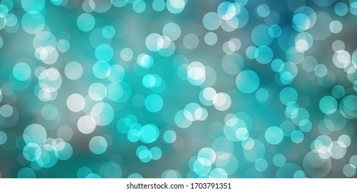 Light BLUE vector backdrop with dots. Abstract illustration with colorful spots in nature style. Pattern for wallpapers, curtains.