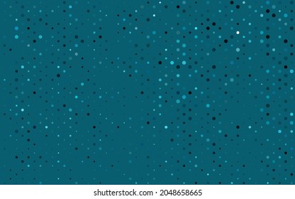 Light BLUE vector backdrop with dots. Blurred decorative design in abstract style with bubbles. Design for posters, banners.