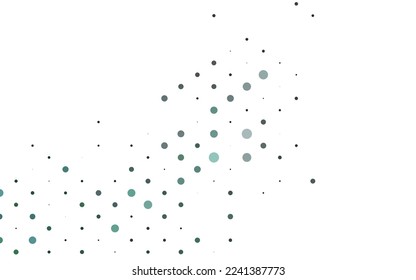 Fondo de vector claro AZUL con puntos. Burbujas borrosas sobre fondo abstracto con gradiente colorido. Diseño para afiches, pancartas.