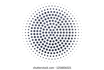 Light BLUE vector backdrop with hexagons. Colorful hexagons on white backdrop. Beautiful design for your business advert.