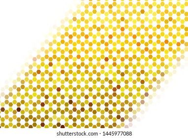 Light BLUE vector backdrop with hexagons. Blur background with colorful hexagons. Pattern for texture of wallpapers.