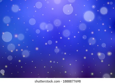 Light BLUE vector backdrop in holiday style. Colorful illustration with Christmas simbols and signs. Pattern for school, grammar websites.