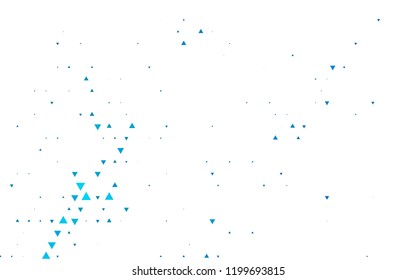 Light BLUE vector backdrop with lines, triangles. Abstract gradient illustration with triangles. Pattern for busines ad, booklets, leaflets