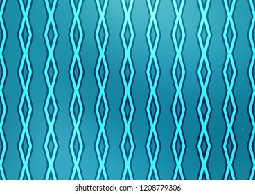 Light BLUE vector backdrop with lines, cubes. Colorful illustration with lines, cubes on abstract template. Backdrop for TV commercials.