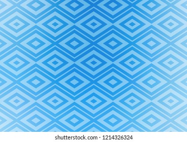 Light BLUE vector backdrop with lines, cubes. Colorful lines, squares on abstract background with gradient. Smart design for your business advert.