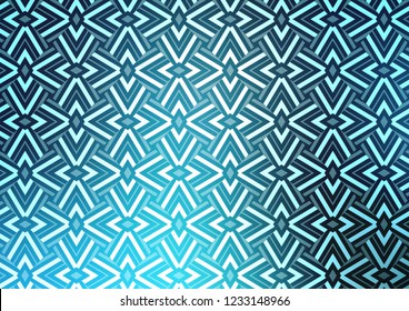 Light BLUE vector backdrop with lines, triangles. Decorative design in abstract style with triangles. Modern template for your landing page.