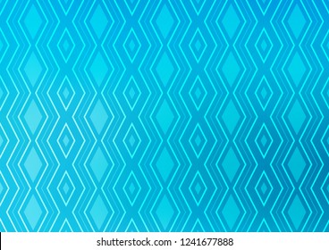 Light BLUE vector backdrop with lines, cubes. Modern geometric abstract illustration with lines, squares. Smart design for your business advert.