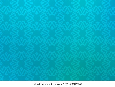 Light BLUE vector backdrop with lines, rhombus. Abstract gradient illustration with triangles, cubes. Best design for your ad, poster, banner.