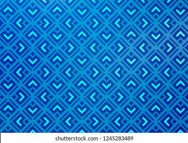 Light BLUE vector backdrop with lines, cubes. Shining colorful illustration with lines, rectangles. Backdrop for TV commercials.