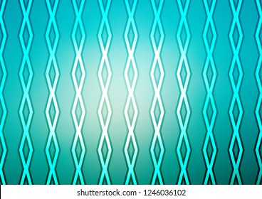 Light BLUE vector backdrop with lines, cubes. Modern geometric abstract illustration with lines, squares. Pattern for ads, posters, banners.