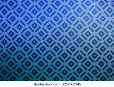 Light BLUE vector backdrop with lines, cubes. Modern geometric abstract illustration with lines, squares. Backdrop for TV commercials.