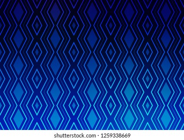 Light BLUE vector backdrop with lines, cubes. Modern geometric abstract illustration with lines, squares. Smart design for your business advert.