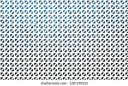 Light BLUE vector backdrop with lines, triangles. Modern abstract illustration with colorful triangles. Best design for your ad, poster, banner.