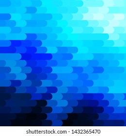 Light BLUE vector backdrop with lines. Repeated lines on abstract background with gradient. Best design for your posters, banners.