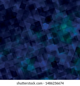 Light BLUE vector backdrop with lines, triangles. Abstract gradient illustration with triangles. Best design for posters, banners.