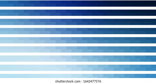 Light BLUE vector backdrop with lines. Repeated lines on abstract background with gradient. Template for your UI design.