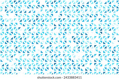 Fondo de vector AZUL claro con líneas, triángulos. Triángulos sobre fondo abstracto con degradado colorido. Diseño inteligente para su anuncio de negocios.