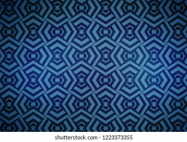 Light BLUE vector backdrop with long lines. Shining illustration with lines on abstract template. Pattern for ads, posters, banners.