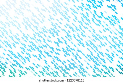 Light BLUE vector backdrop with long lines. Shining illustration with lines on abstract template. Pattern for websites, landing pages.