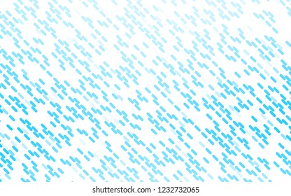 Light BLUE vector backdrop with long lines. Lines on blurred abstract background with gradient. Pattern for business booklets, leaflets.