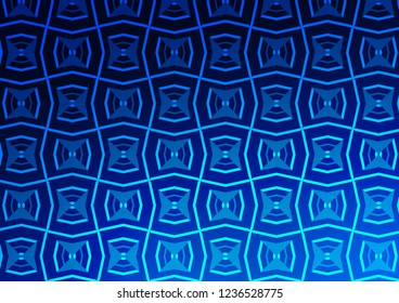 Light BLUE vector backdrop with long lines. Lines on blurred abstract background with gradient. Backdrop for TV commercials.