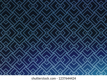 Light BLUE vector backdrop with long lines. Lines on blurred abstract background with gradient. Smart design for your business advert.