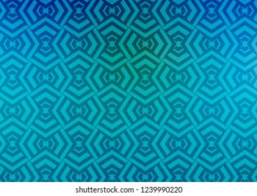 Light BLUE vector backdrop with long lines. Glitter abstract illustration with colored sticks. Pattern for websites, landing pages.