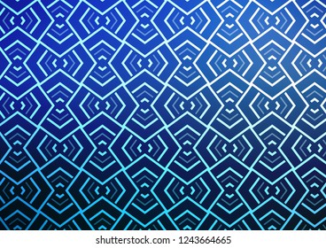 Light BLUE vector backdrop with long lines. Glitter abstract illustration with colored sticks. Pattern for ads, posters, banners.