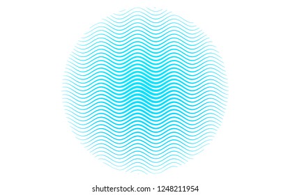 Light BLUE vector backdrop with long lines. Lines on blurred abstract background with gradient. Pattern for business booklets, leaflets.