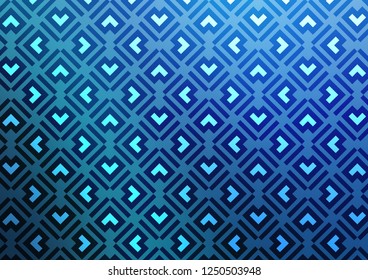 Light BLUE vector backdrop with long lines. Glitter abstract illustration with colored sticks. Pattern for ads, posters, banners.