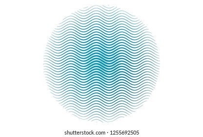 Light BLUE vector backdrop with long lines. Modern geometrical abstract illustration with staves. Backdrop for TV commercials.