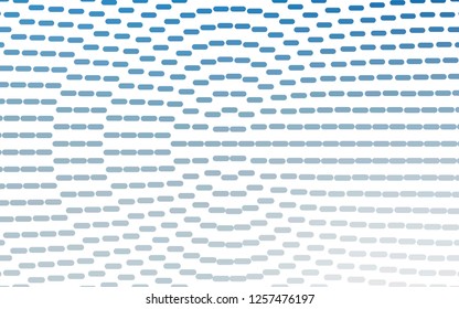 Light BLUE vector backdrop with long lines. Modern geometrical abstract illustration with staves. Pattern for ads, posters, banners.